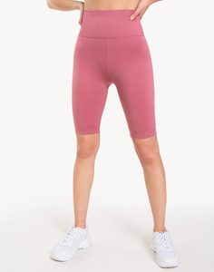 Розовые велосипедки с утягивающим поясом женские Gloria Jeans