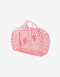 Розовая сумка-корзинка для девочки Gloria Jeans