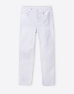 Белые зауженные джинсы женские Gloria Jeans