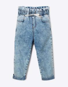 Свободные джинсы с высокой талией для девочки Gloria Jeans