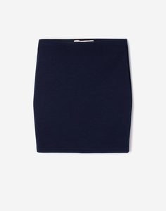 Тёмно-синяя классическая юбка для девочки Gloria Jeans