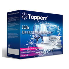 Соль TOPPERR 3309 для посудомоечных машин, 1.5кг