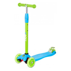 Самокат Ridex 3D Snappy 2.0 детский 3-кол. голубой/зеленый (УТ-00014413)