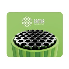 Коврик для мыши Cactus Green Logo, зеленый [cs-mp-c01s]