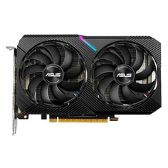 Видеокарта ASUS NVIDIA GeForce RTX 2060 , DUAL-RTX2060-O6G-MINI, 6ГБ, GDDR6, OC, Ret