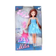 Кукла Funky Toys Мила со сменным платьем и аксессуарами 23 см