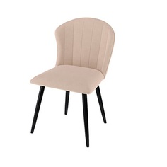 Стул Dikline 210 микровелюр v02. Кремовый