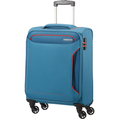 Чемодан American Tourister 4-х колесный голубой 40х20х55 см