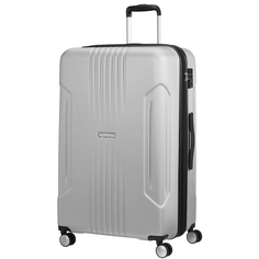 Чемодан American Tourister 4-х колесный серебряный 50х30х78 см