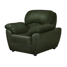 Кресло ФС Нона натуральная кожа зеленое 104x93x95