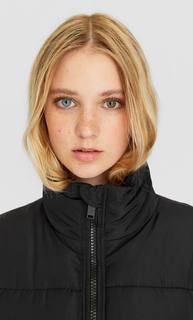 Stradivarius Стеганое Пальто Женская Коллекция Черный L