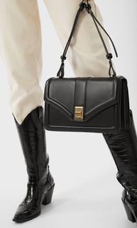 Stradivarius Сумка С Плечевым Ремнем Женская Коллекция Черный 103