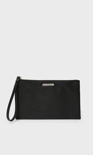 Stradivarius Клатч Из Ткани Женская Коллекция Черный 103