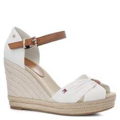 Женские босоножки Эспадрильи TOMMY HILFIGER BASIC OPENED TOE HIGH WEDGE