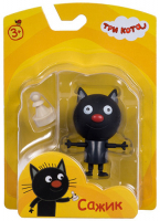 Фигурка Три Кота Сажик, 7,6 см (Т16179)