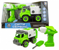 Радиоуправляемая машина 1toy Сити-сервис: Экослужба, 18 см (Т16967)
