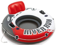 Надувной круг-кресло Intex River Run, 135 см, с ручками (с56825)
