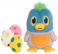 Мягкая игрушка 1toy Дразнюка-Несушка: Несутка и 3 пластиковых яйца (Т13661)