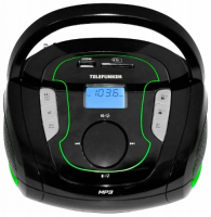 Магнитола Telefunken TF-SRP3471B Black/Green