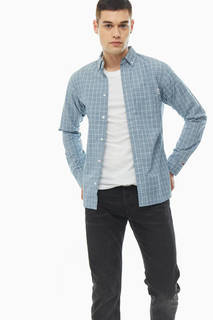 Рубашка DM0DM07901 0MS twilight navy / multi Tommy Jeans
