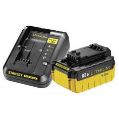 Зарядное устройство с аккумулятором Stanley Fatmax FMC694M1-QW, 18 В Li-ion 1x4 Ач