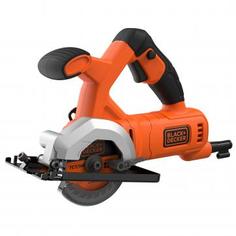 Циркулярная мини-пила Black&Decker BES510-QS, 400 Вт, 85 мм Black+Decker