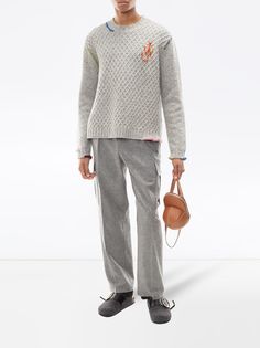 JW Anderson джемпер с круглым вырезом