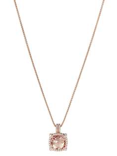 David Yurman золотое колье Châtelaine с бриллиантами и моргалитом