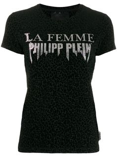 Philipp Plein декорированная футболка La Femme