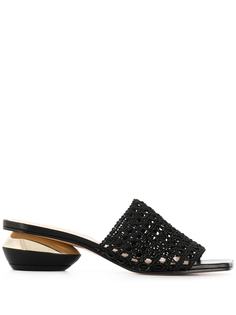 Nicholas Kirkwood мюли Alba 45 с открытым носком