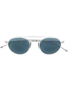 Thom Browne Eyewear солнцезащитные очки в круглой оправе "авиатор"