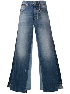 Department 5 джинсы широкого кроя со вставками