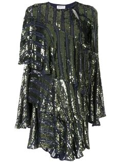 Osman ярусное платье Tina асимметричного кроя с пайетками
