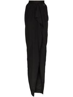 Rick Owens юбка макси с разрезом спереди
