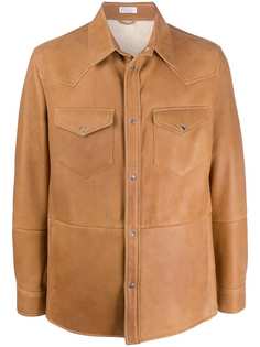 Brunello Cucinelli куртка-рубашка с карманами