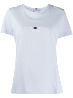 Tommy Hilfiger футболка с вышитым логотипом