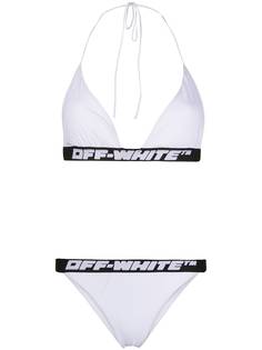 Off-White бикини с логотипом