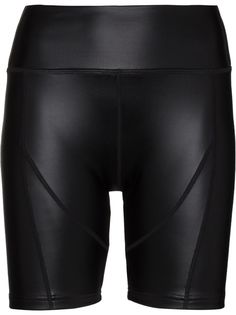 Danielle Guizio облегающие шорты из искусственной кожи