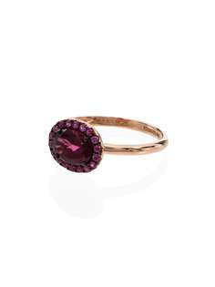 Rosa de la Cruz кольцо из розового золота с сапфиром