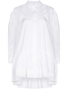 Simone Rocha кружевная блузка с пышными рукавами