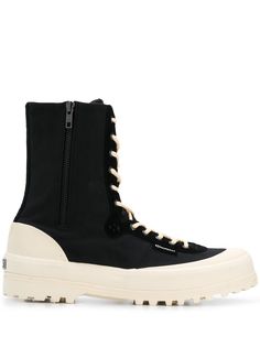 Superga высокие кеды на шнуровке