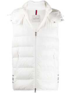 Moncler дутый жилет с логотипом