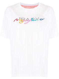 BAPY BY *A BATHING APE® футболка с вышитым логотипом и короткими рукавами