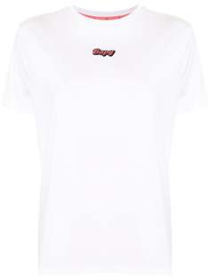 BAPY BY *A BATHING APE® футболка с вышитым логотипом и короткими рукавами