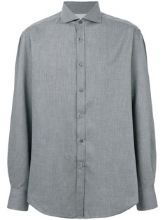 Brunello Cucinelli однотонная рубашка