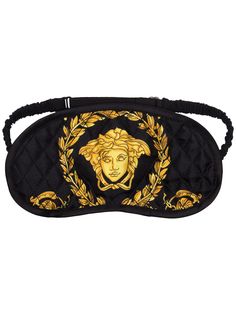 Versace шелковая маска с принтом Baroque