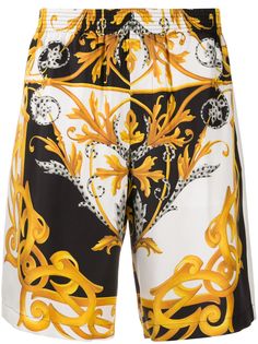 Versace шорты с принтом Baroque