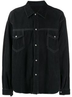 A.N.G.E.L.O. Vintage Cult рубашка 1980-х годов со срезанным воротником
