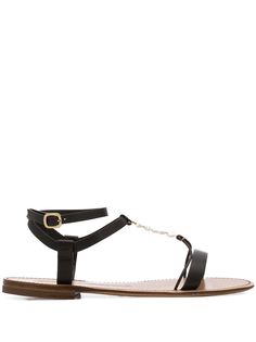 Santoni сандалии с декором из ракушек