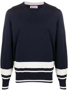 Brunello Cucinelli джемпер с полосками